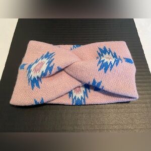 Headband Pink With Aztec Design. Women’s. NWT